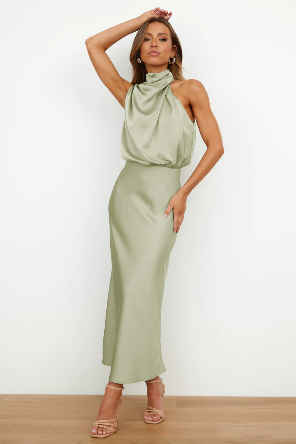 Coralia Satin Elegance Dress