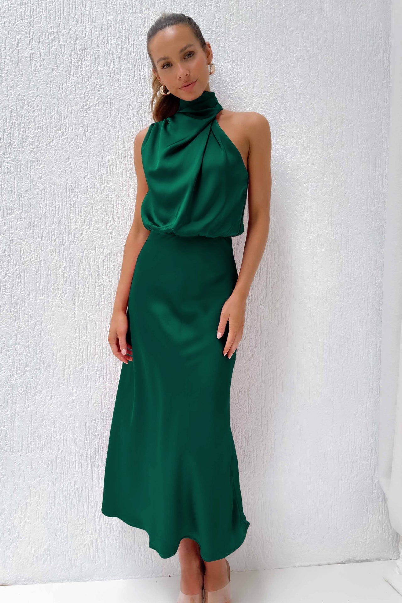 Coralia Satin Elegance Dress