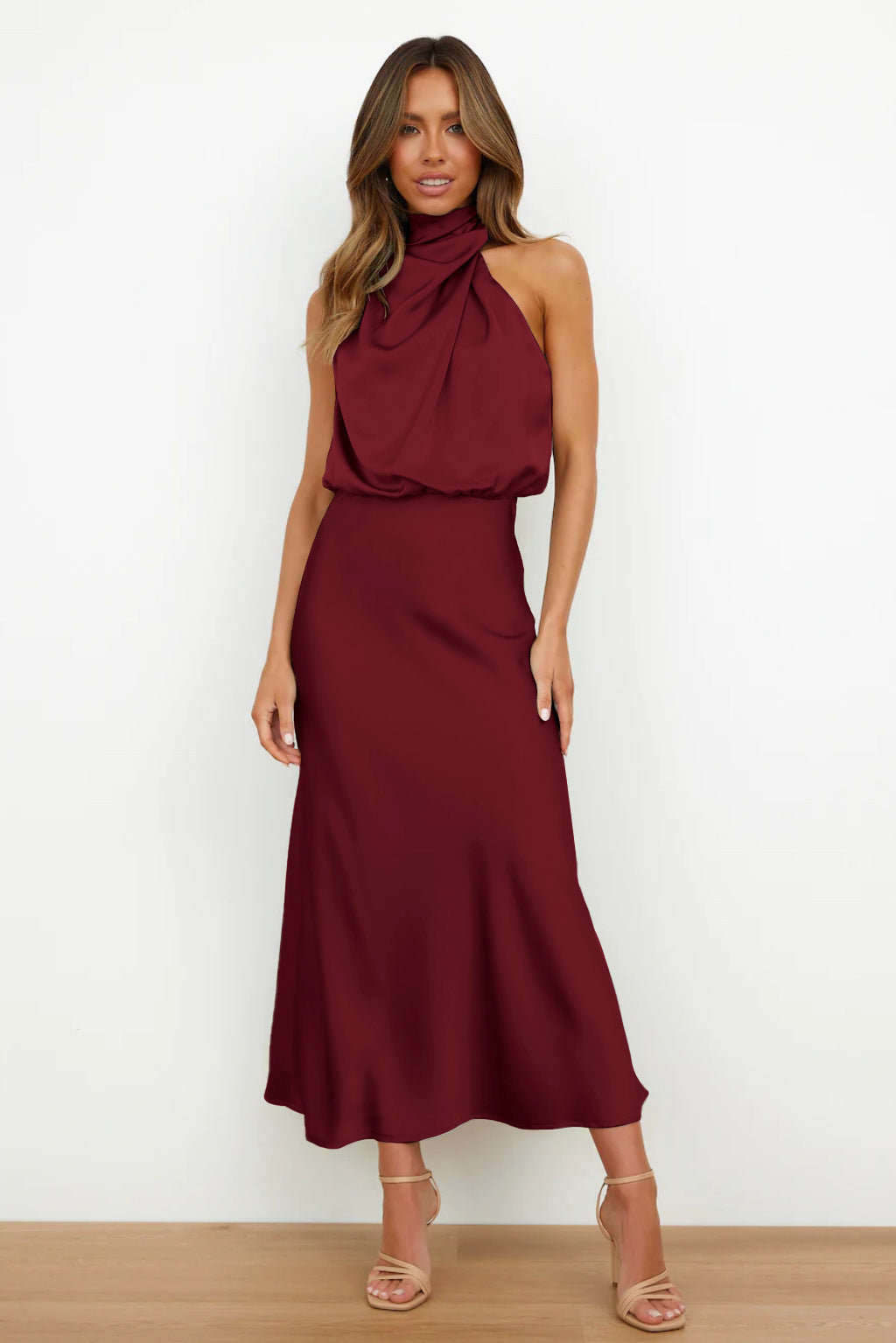 Coralia Satin Elegance Dress