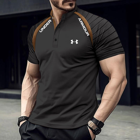 Men's short-sleeved sports casual shirt