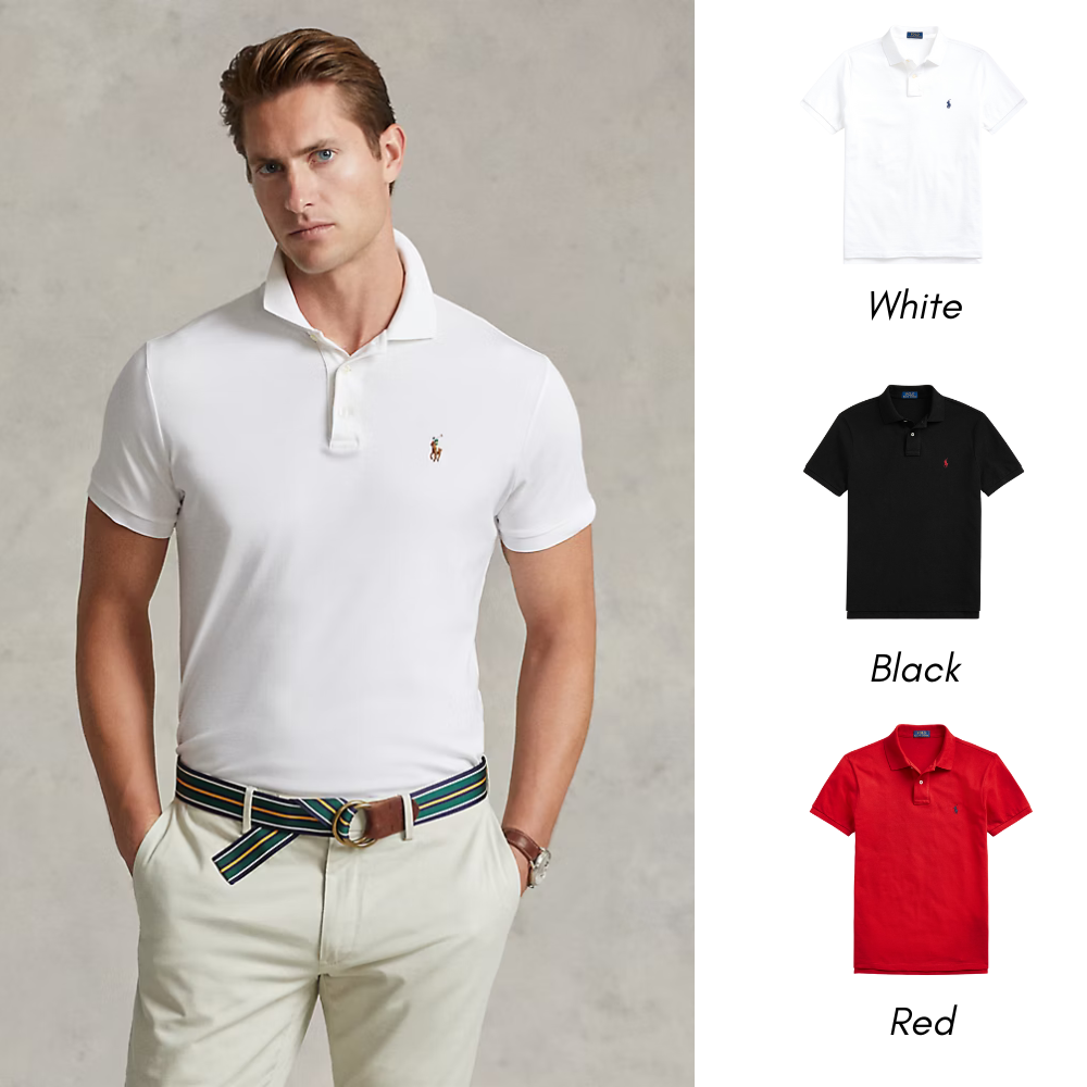 Premium Cotton Pique Polo! [WORLDWIDE DELIVERY]
