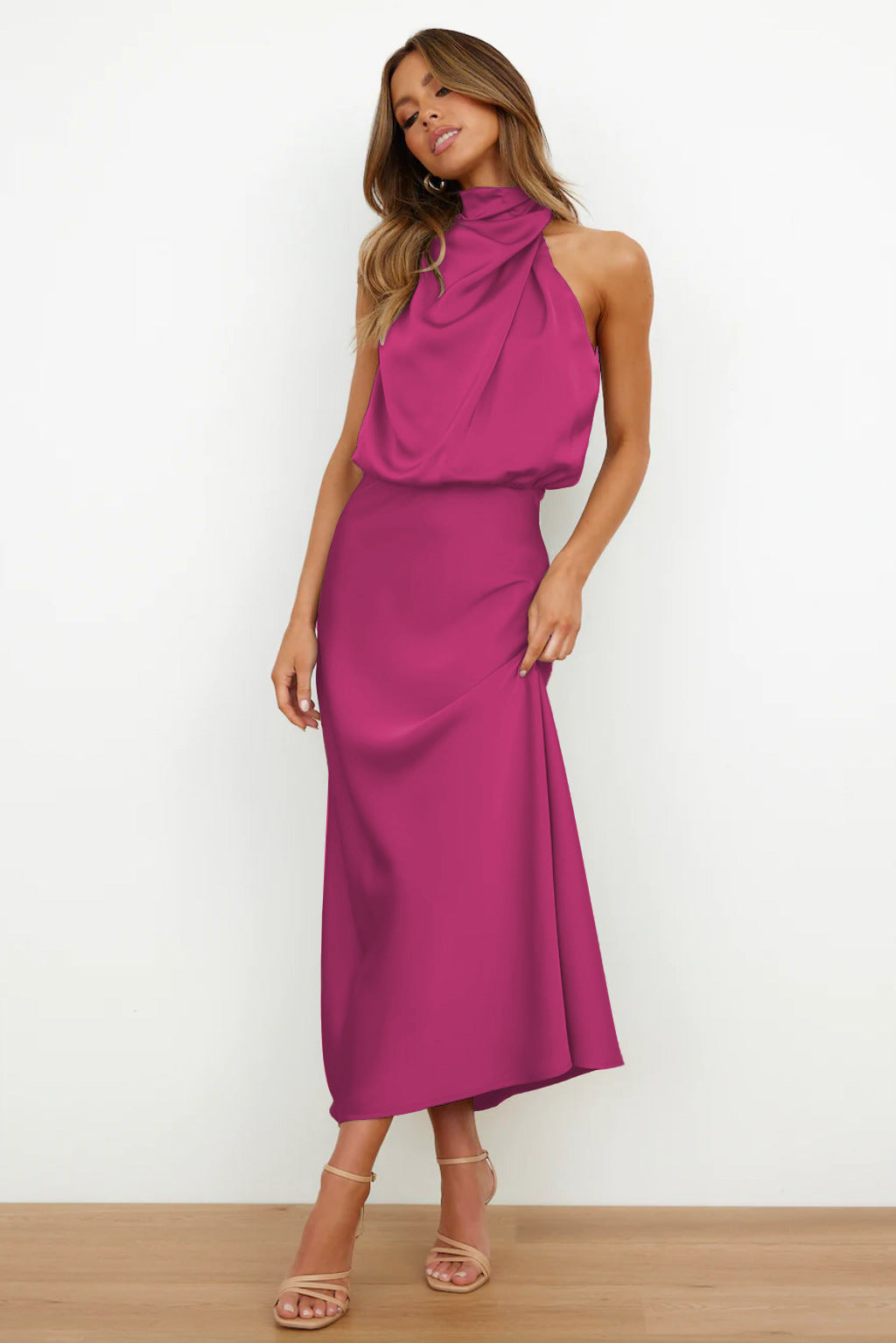 Coralia Satin Elegance Dress