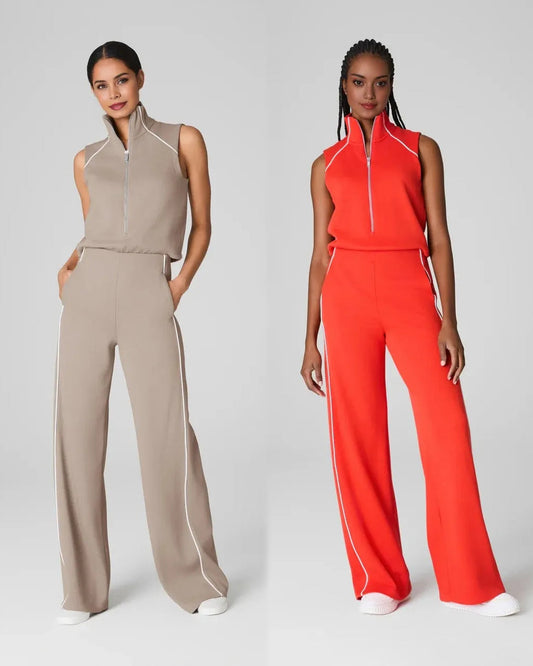 Comfy Chic Mockneck Jumpsuit