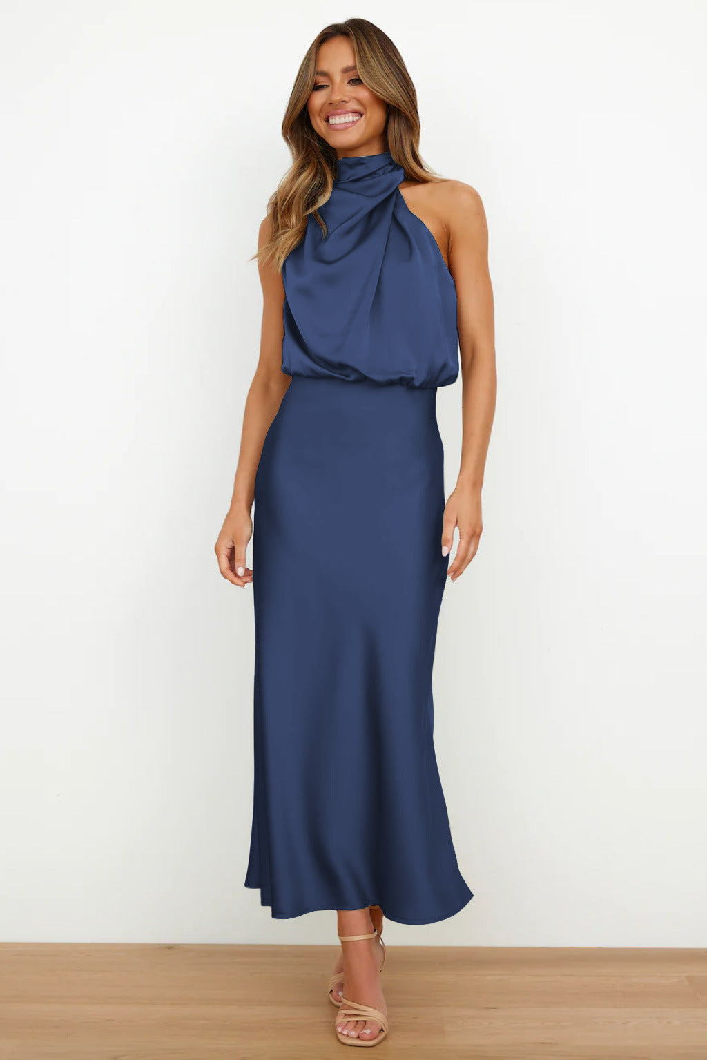 Coralia Satin Elegance Dress